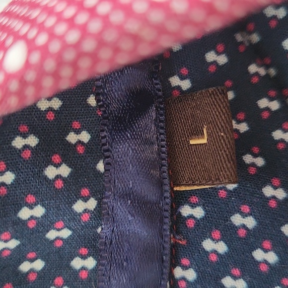 Klaus Boehler polka dotted button down shirt, size large - Picture 9 of 12